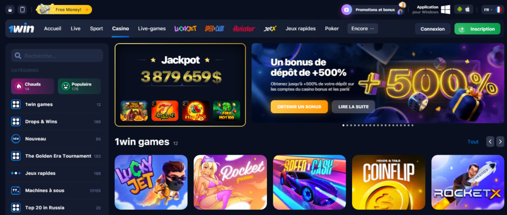 Casino en ligne de 1win : guide complet pour les joueurs 1 Le casino en ligne de 1win