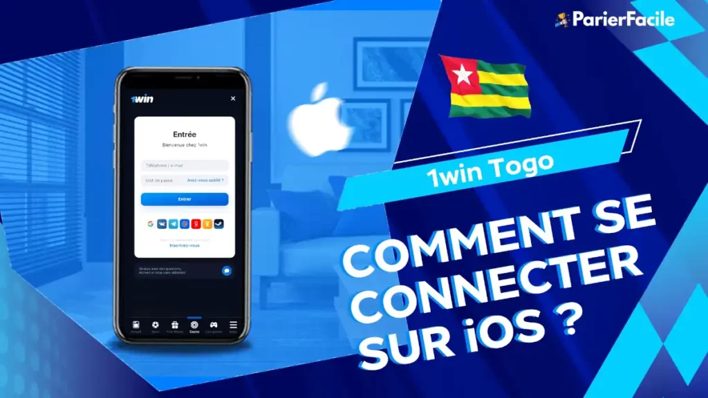 Tutoriel : Télécharger 1win APK sur iPhone au Togo 6 se connecter sur iPhone
