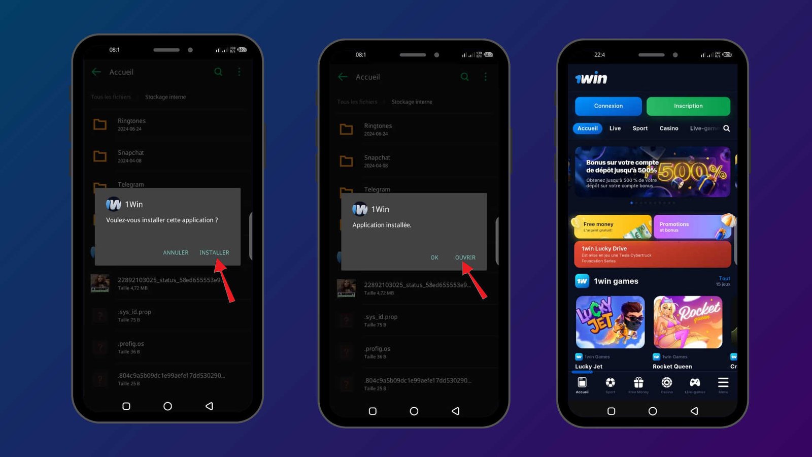 Télécharger 1win APK au Togo (dernière version) ? 4 installer 1win sur Android