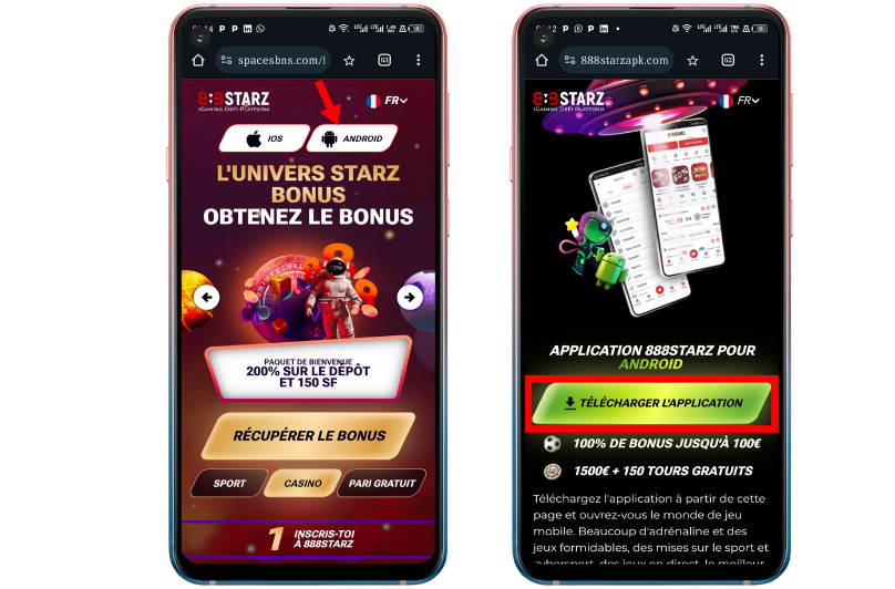 Code promo 888Starz Gabon