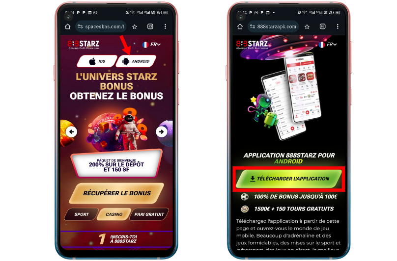 Code promo 888Starz Guinée