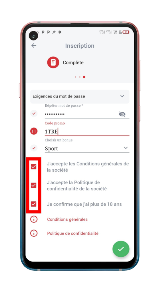 Code promo 888Starz Guinée