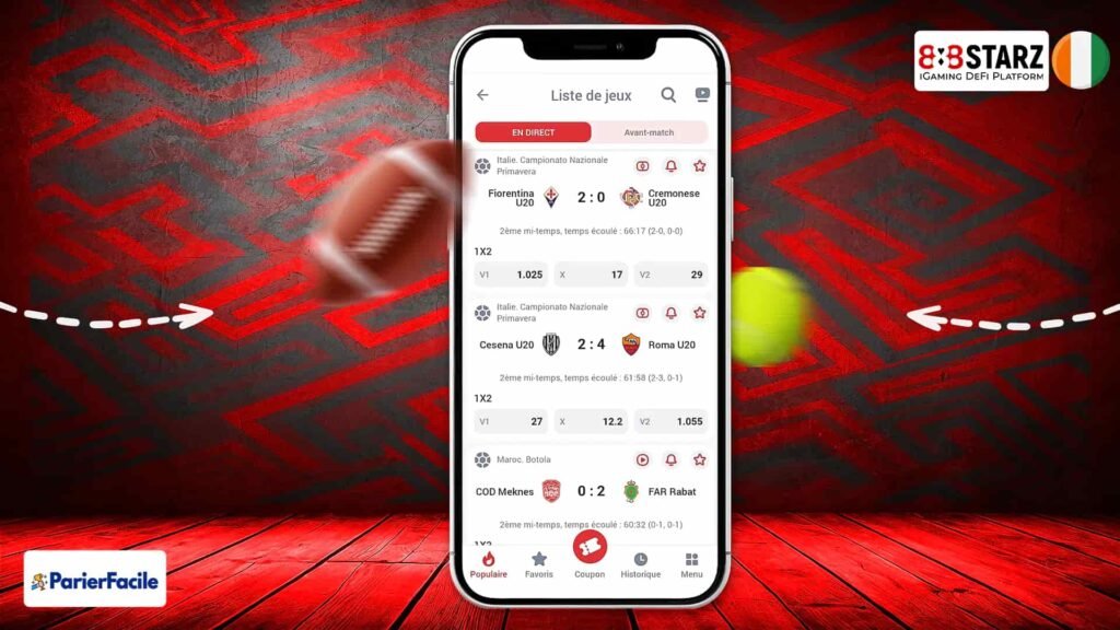 Placer un pari sur 888Starz Côte d'Ivoire : guide