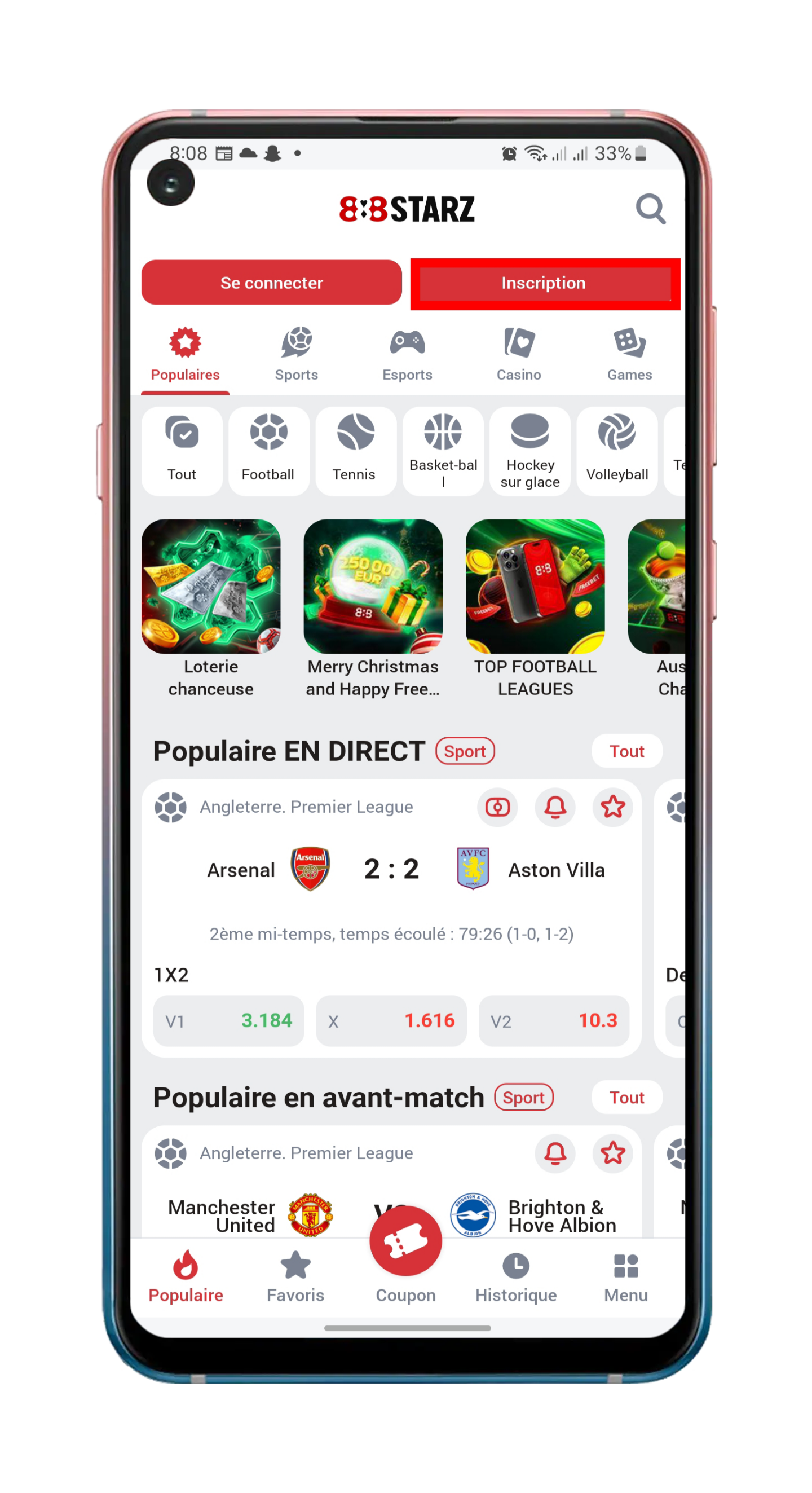 Dépôt 888Starz Bénin : quelles sont les étapes essentielles ? 4 se rendre sur le bookmaker