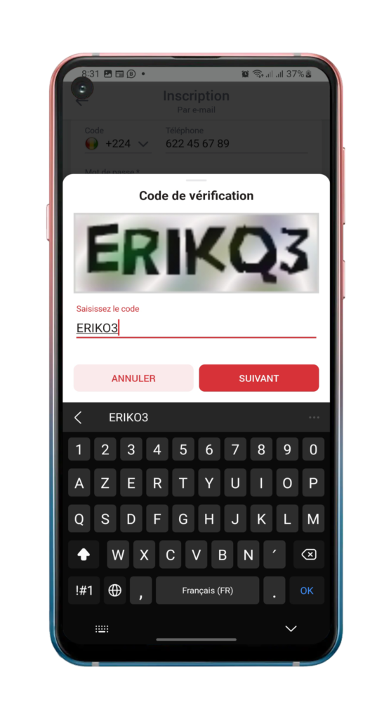 Inscription 888starz Guinee 9