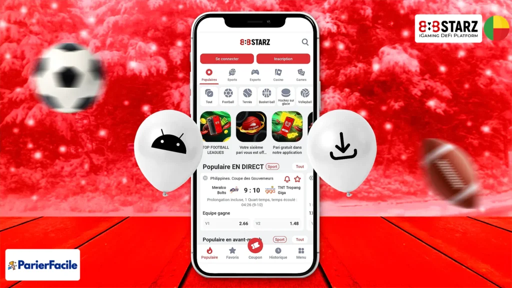 Les étapes à suivre pour télécharger 888Starz APK Bénin