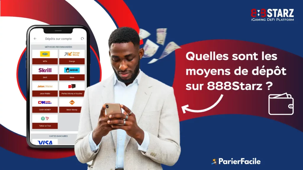 les moyens de dépôt sur 888Starz