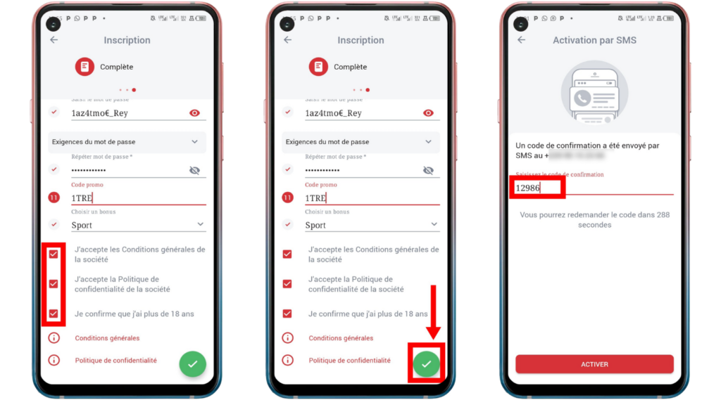 Code promo 888Starz Gabon