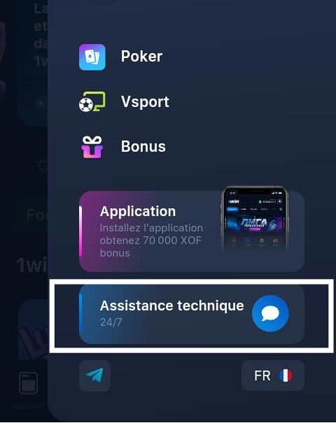 Assistance technique 1win RDC