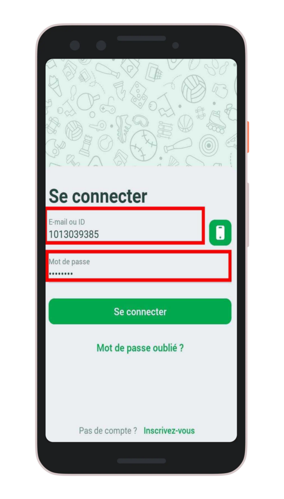 renseigner les informations personnelles