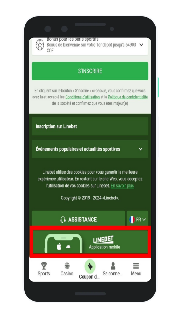 Linebet Cameroun APK : comment télécharger l’Application sur Android ? 5 Section "Linebet Apk Cameroun"