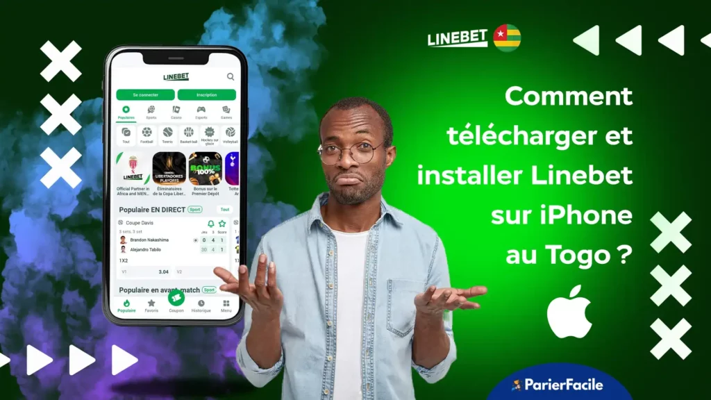 télécharger et installer Linebet sur iPhone au Togo