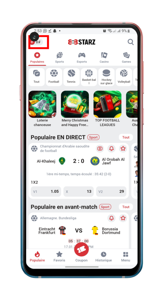 Dépôt 888Starz Bénin : quelles sont les étapes essentielles ? 13 Dépôt sur 888Starz Guinée