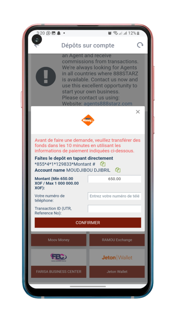Dépôt 888Starz Bénin : quelles sont les étapes essentielles ? 15 Depot 888starz Guinee 3