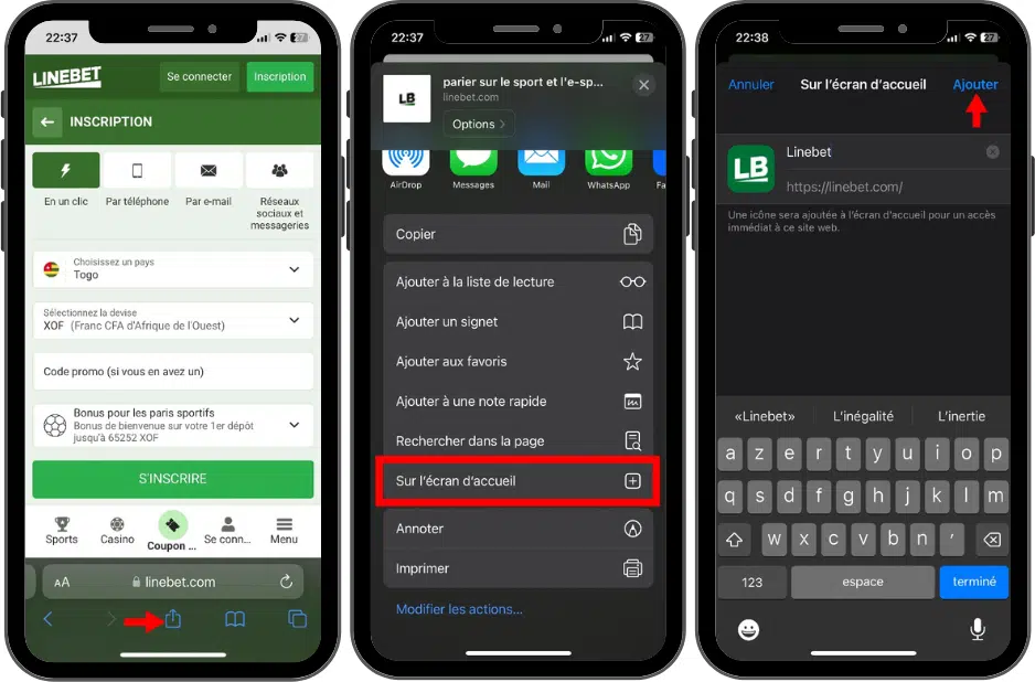 télécharger linebet app en CI