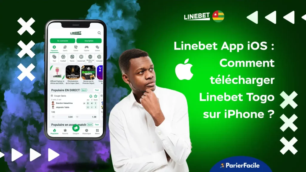 Linebet Togo sur iPhone