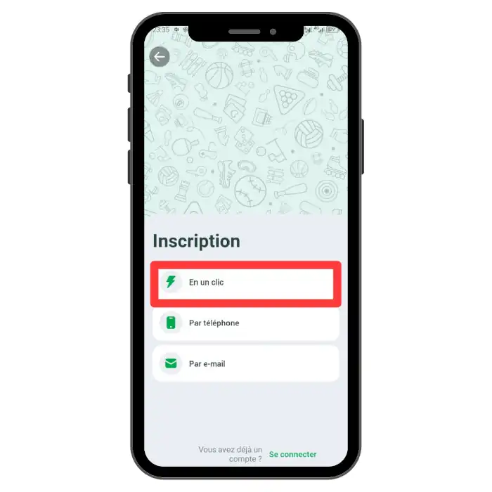 s'inscrire sur Linebet Mali
