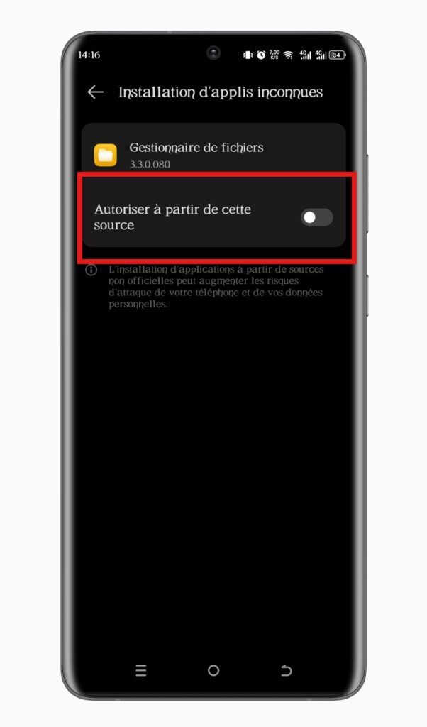 Préparez l’installation