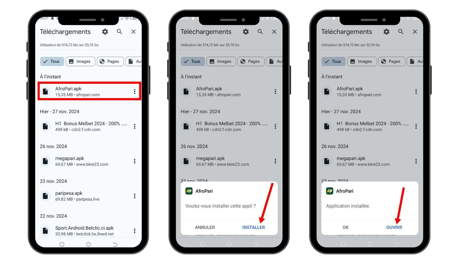 Comment telecharger Afropari APK 2