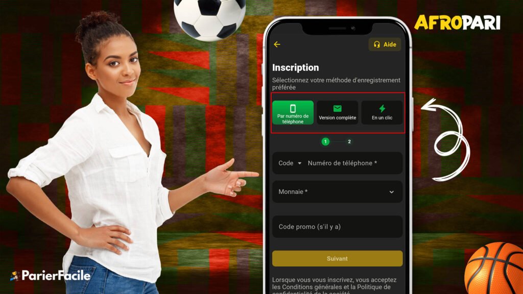 Les différentes méthodes d’inscription sur AfroPari