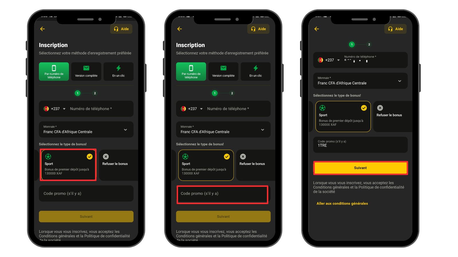 Comment faire une inscription sur Afropari Cameroun ? 6 créer un compte sur Afropari Cameroun