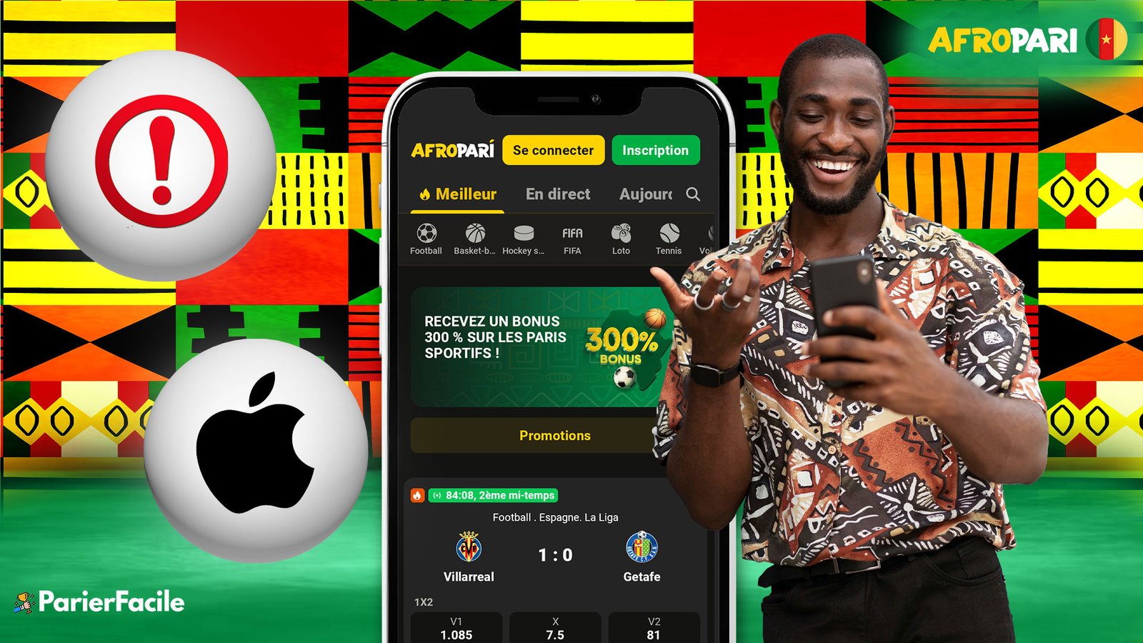 Comment télécharger Afropari App Cameroun sur iOS ? 8 la version requise pour télécharger Afropari App sur iOS