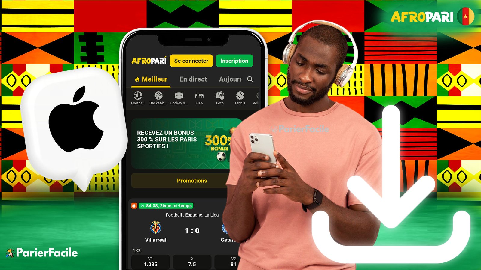 Comment télécharger Afropari App Cameroun sur iOS ? 1 Afropari cameroun