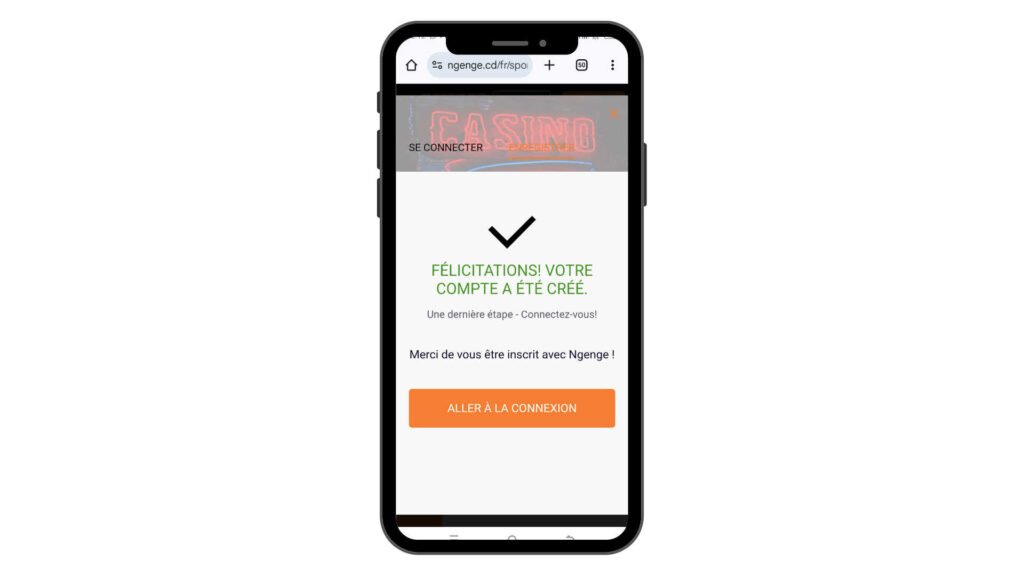 Inscription sur Ngenge terminee