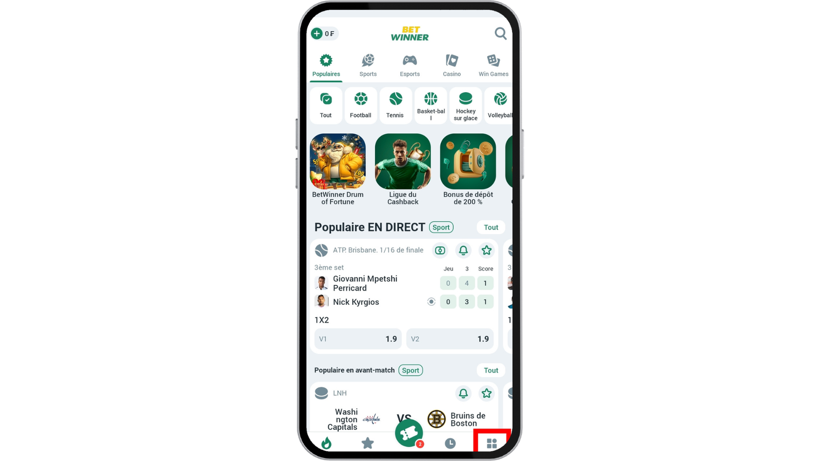 faire un retrait sur betwinner au bénin 1