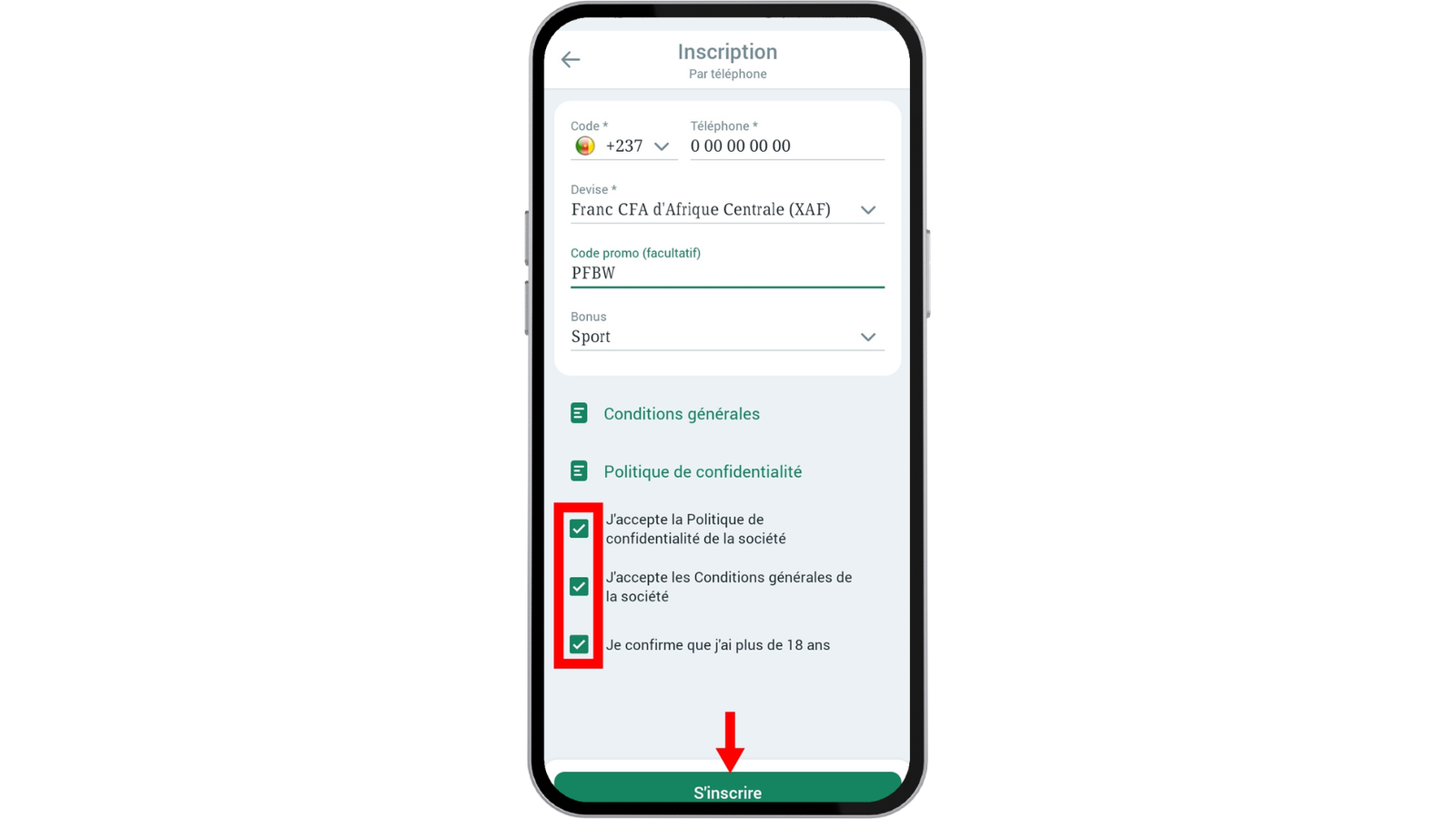 inscription betwinner cameroun 5