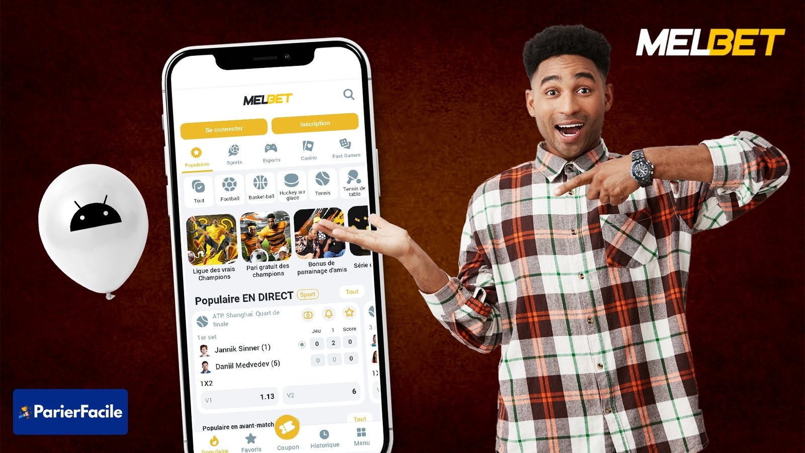 Comment telecharger Melbet apk sur Android