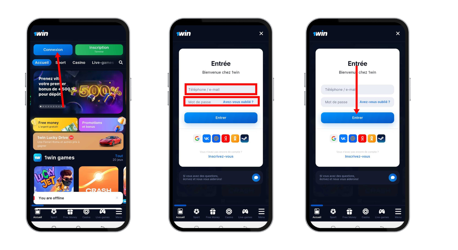 1win connexion Burkina