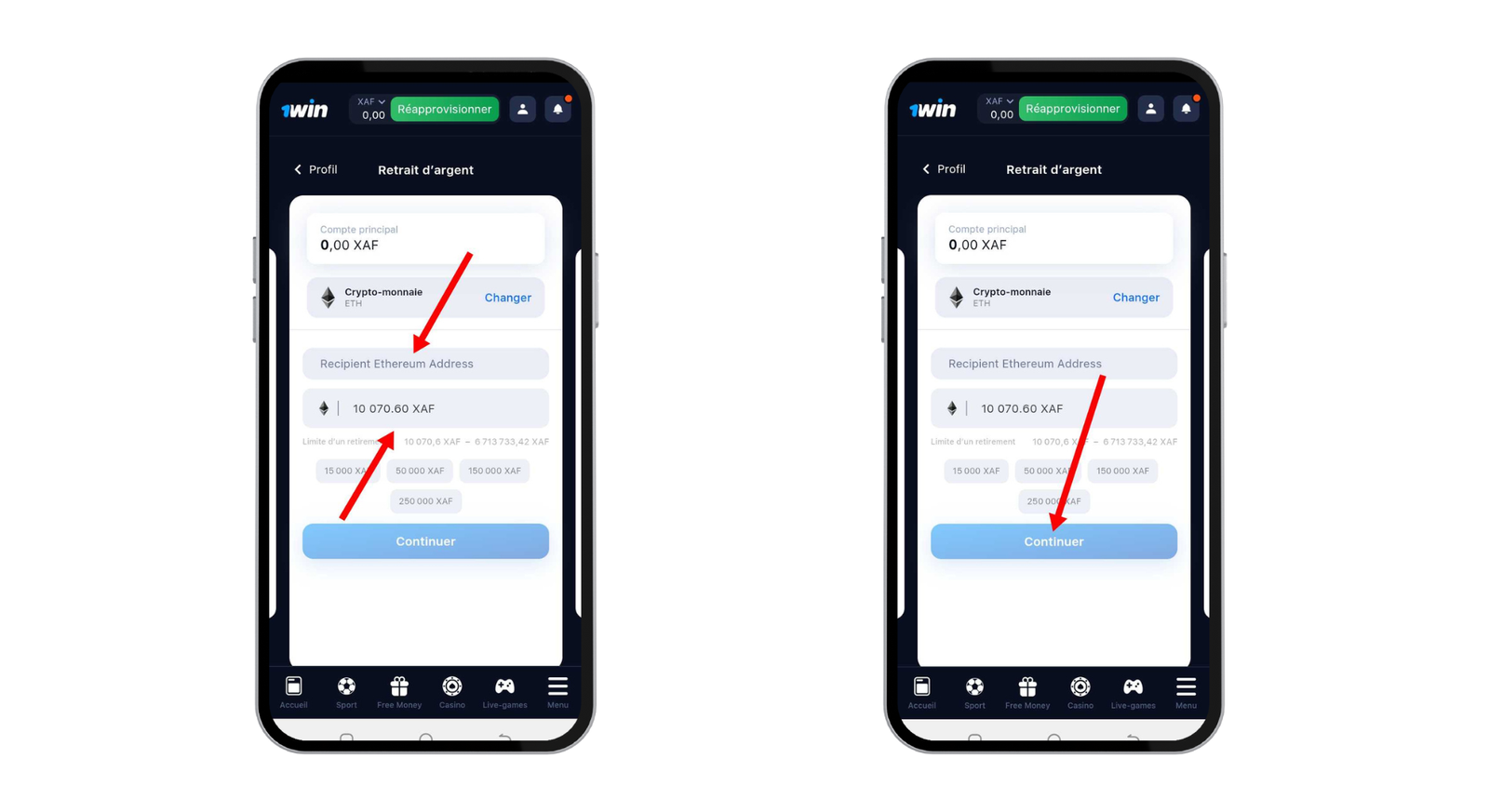 Retrait 1win Cameroun : Comment retirer de l’argent sur son compte ? 2 Retrait 1win cameroun