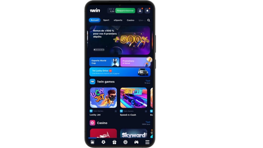 Depot 1win RDC etape 2