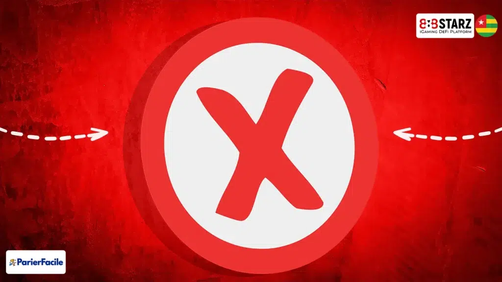 Code promotionnel 888Starz Togo bet  les erreurs à éviter