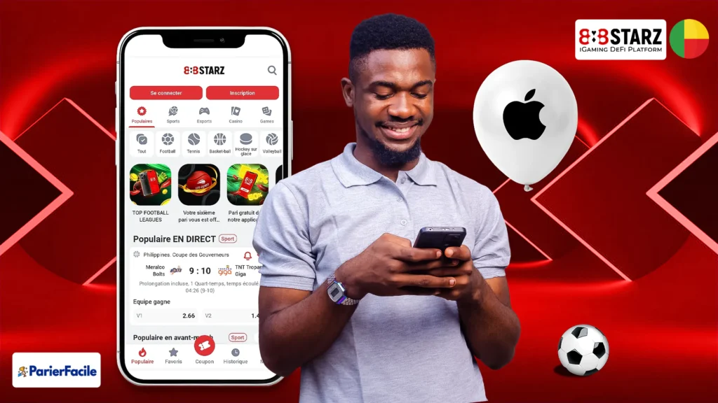 Comment télécharger 888Starz App iOS Bénin sur iPhone