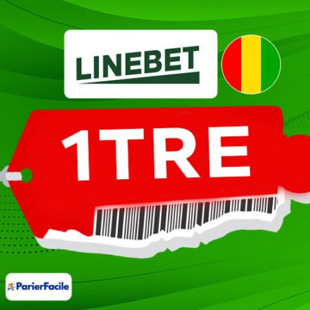 Le meilleur code promo Linebet Guinée : 1TRE