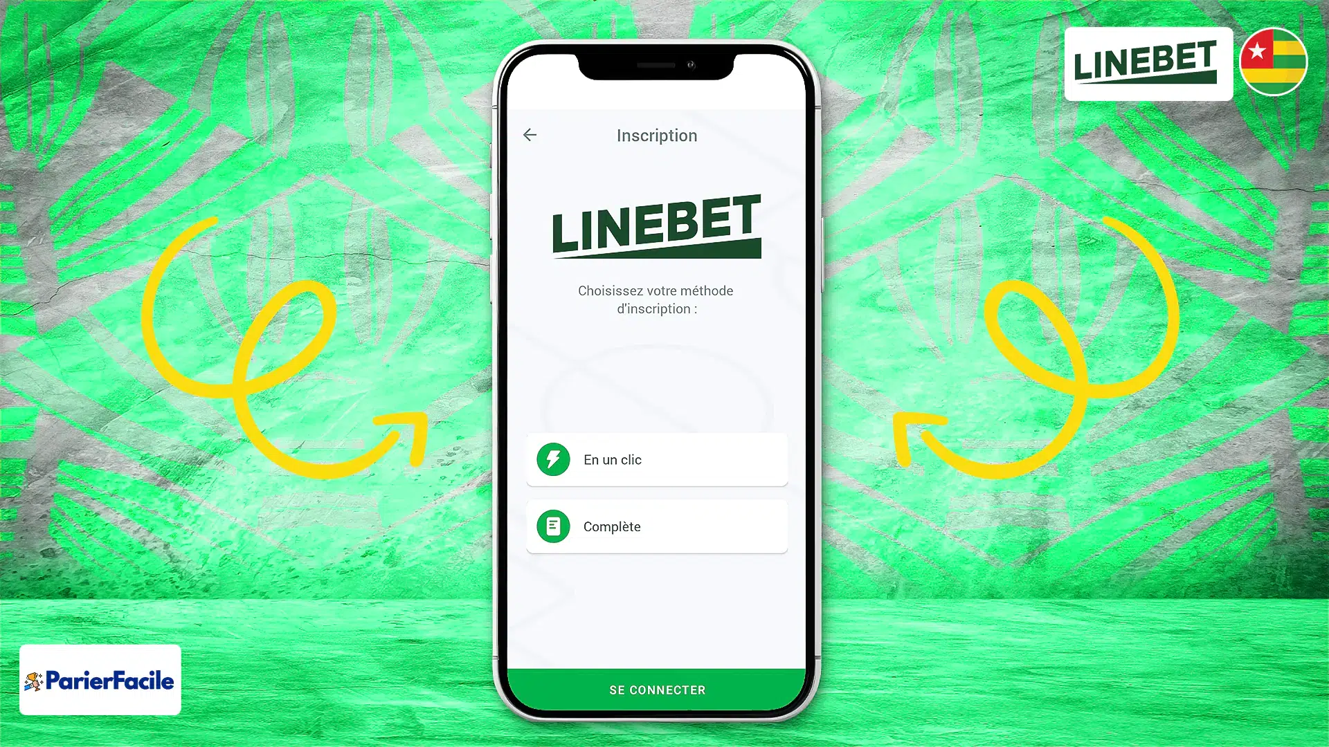 Les méthodes d’Inscription sur Linebet Togo