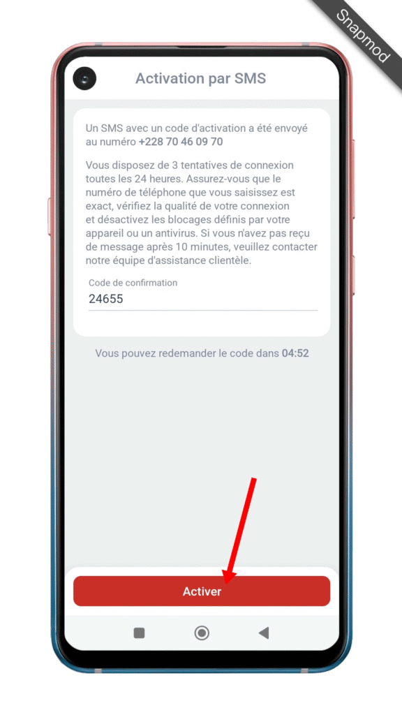 Confirmer votre inscription