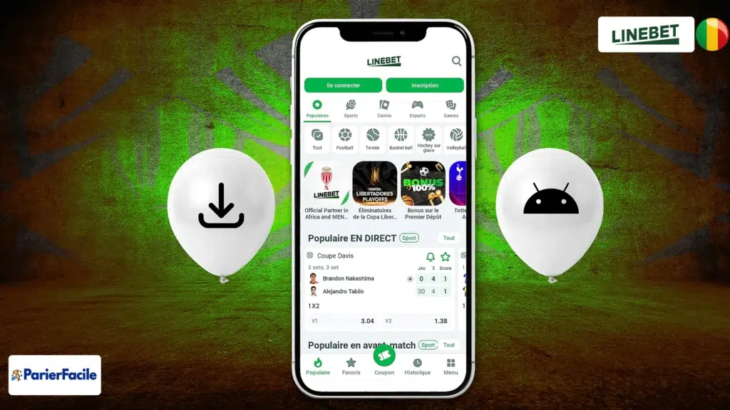 Comment installer Linebet Mali pour Android ?