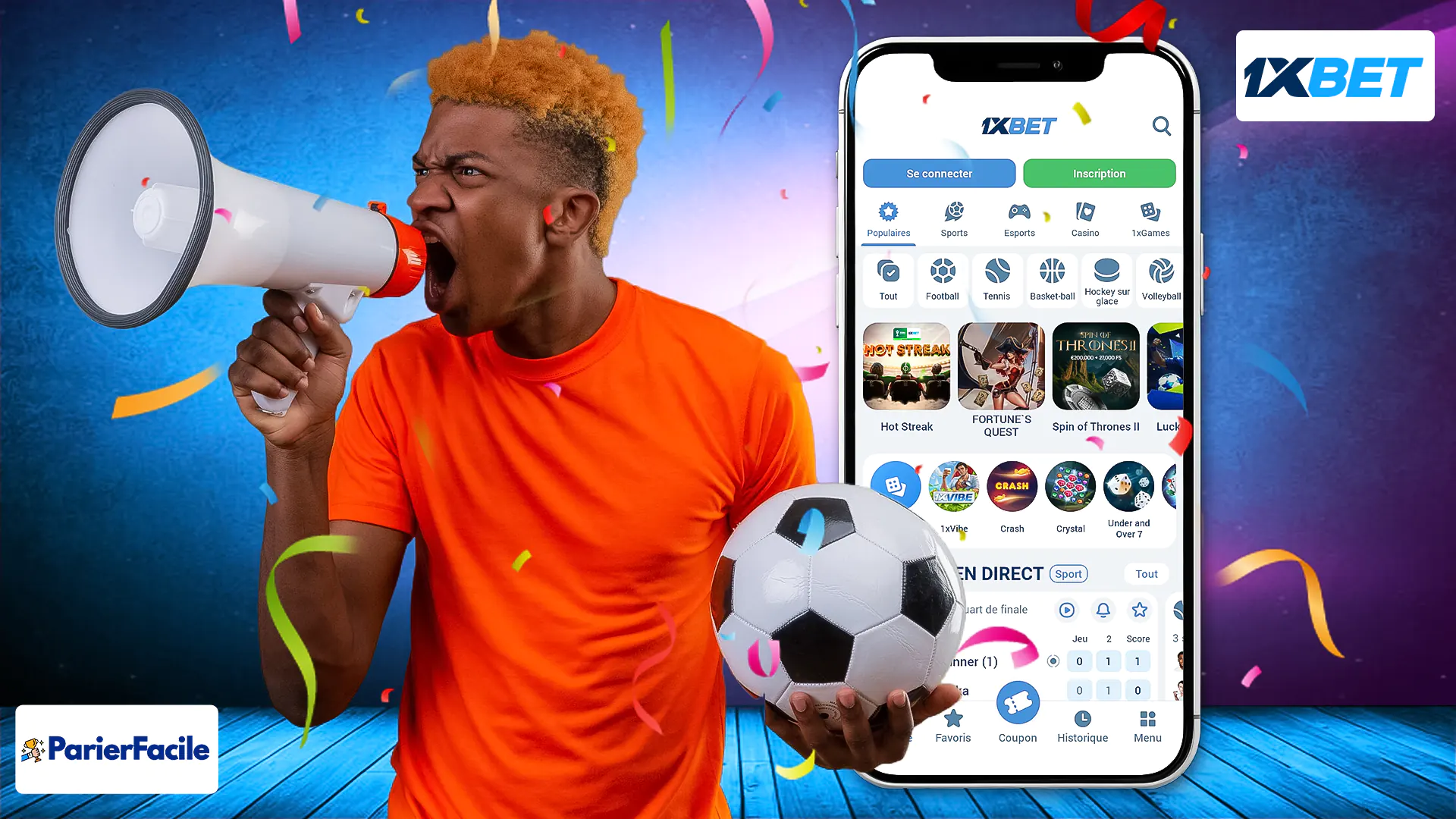 Guide détaillé : Comment parier sur 1xBet