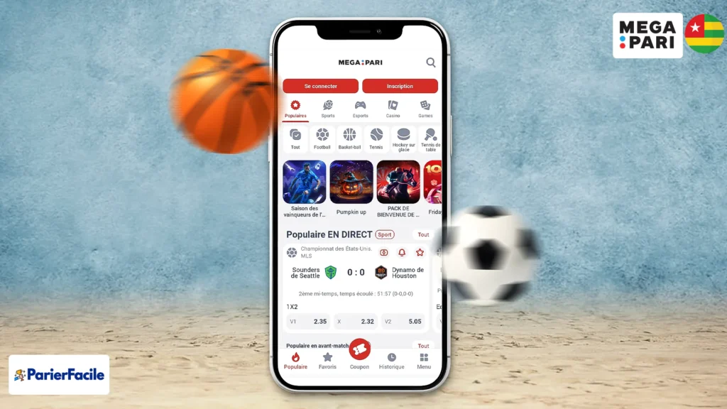 Quelles sont les caractéristiques de megapari APK ? 