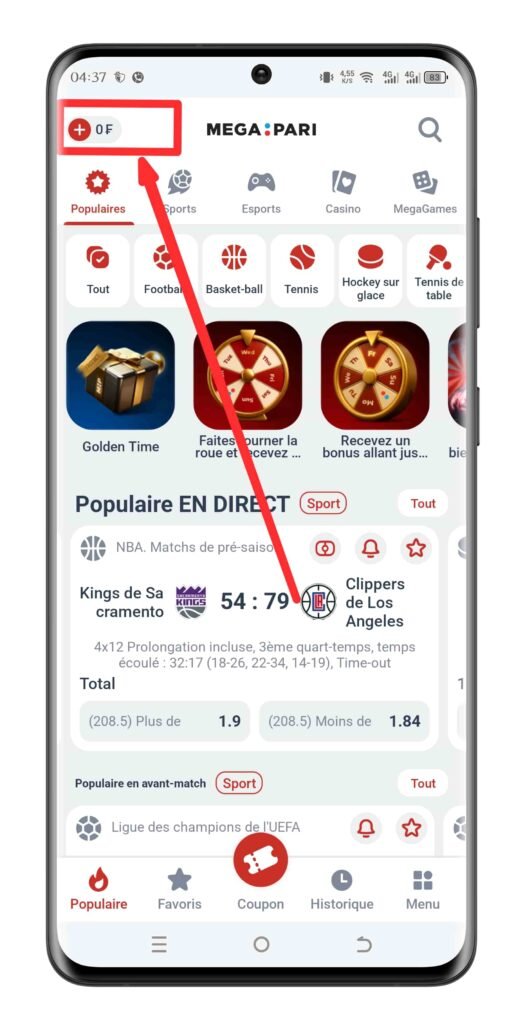 Aller à la rubrique dépôt