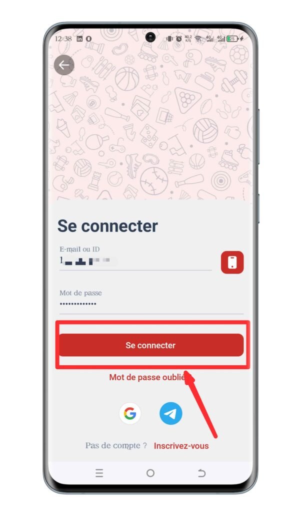 Connectez-vous à votre compte Megapari